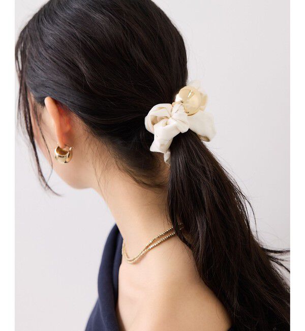 VIS「サテンボールシュシュ」|ヘアゴム・シュシュ|