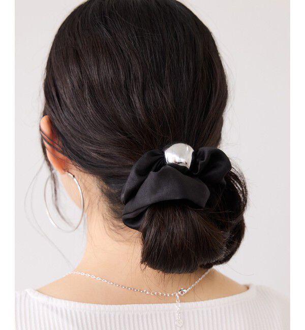 VIS「サテンボールシュシュ」|ヘアゴム・シュシュ|