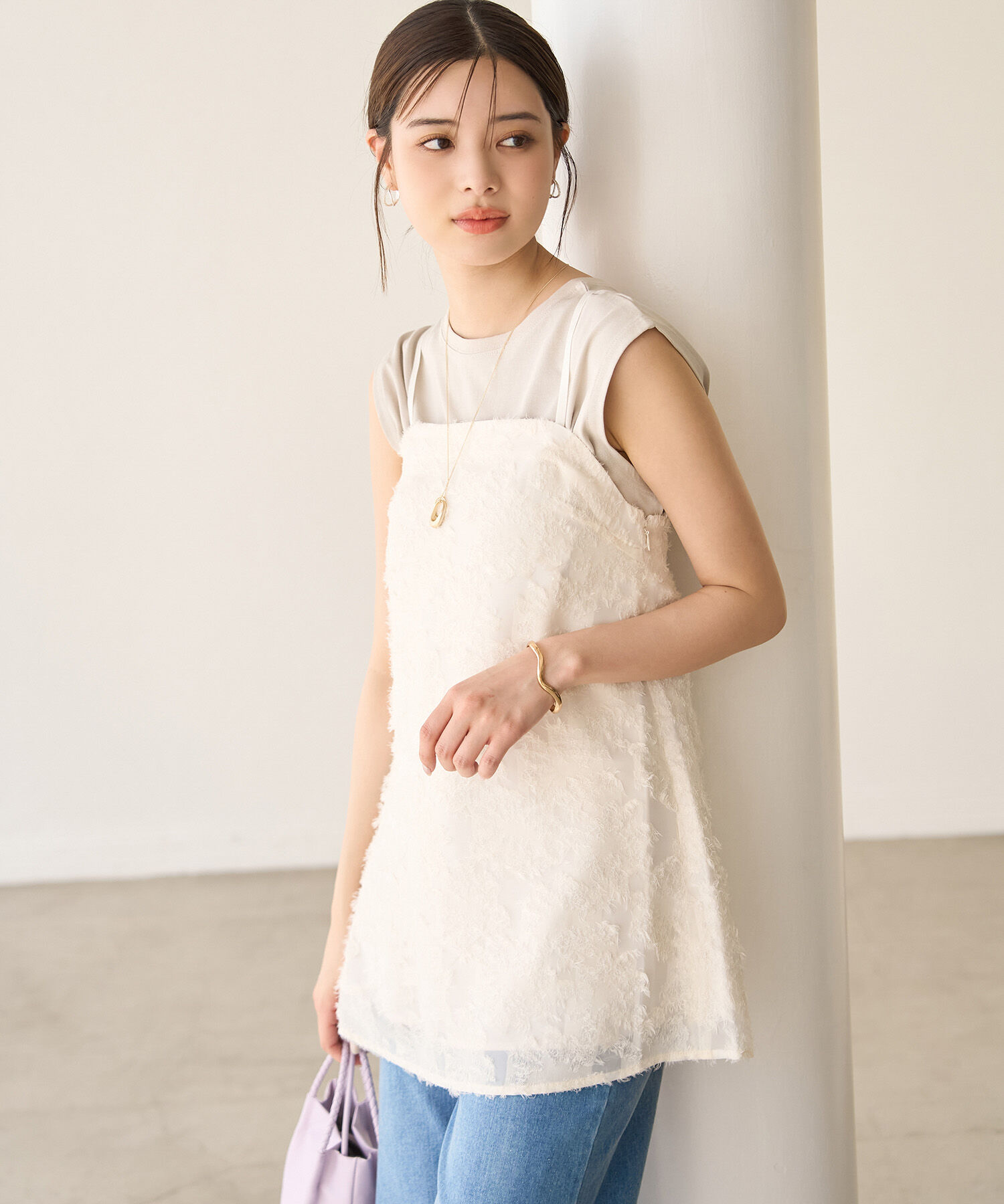 Rope&rsquo;Picnic「フリンジキャミビスチェ」|キャミソール|