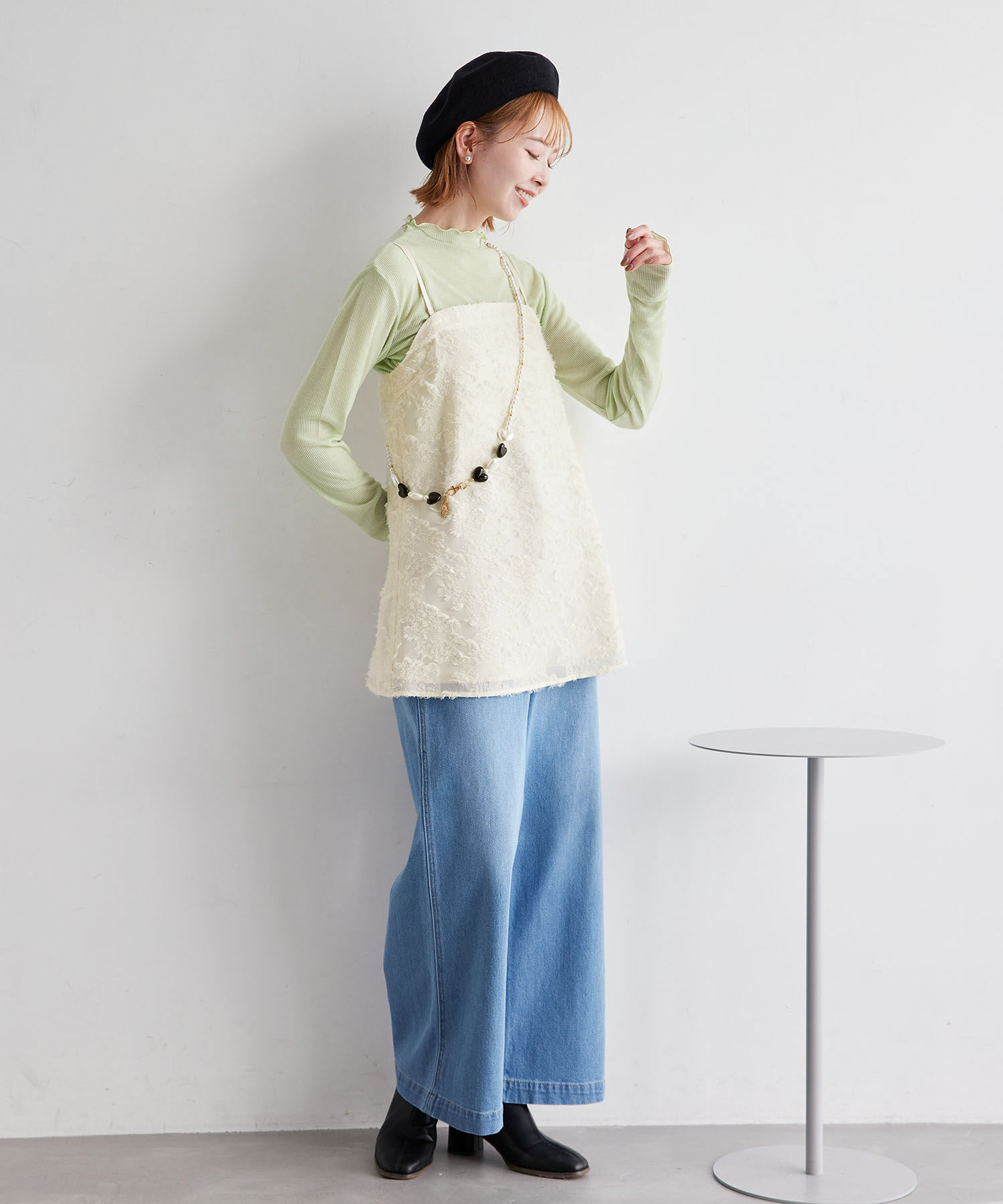 Rope&rsquo;Picnic「フリンジキャミビスチェ」|キャミソール|