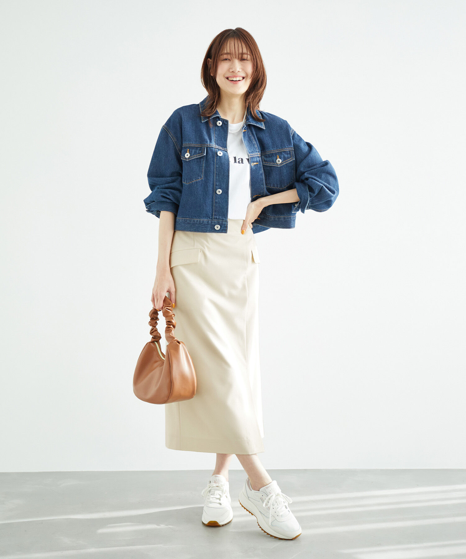 Rope&rsquo;Picnic「フロントデザインスカート」|スカート|