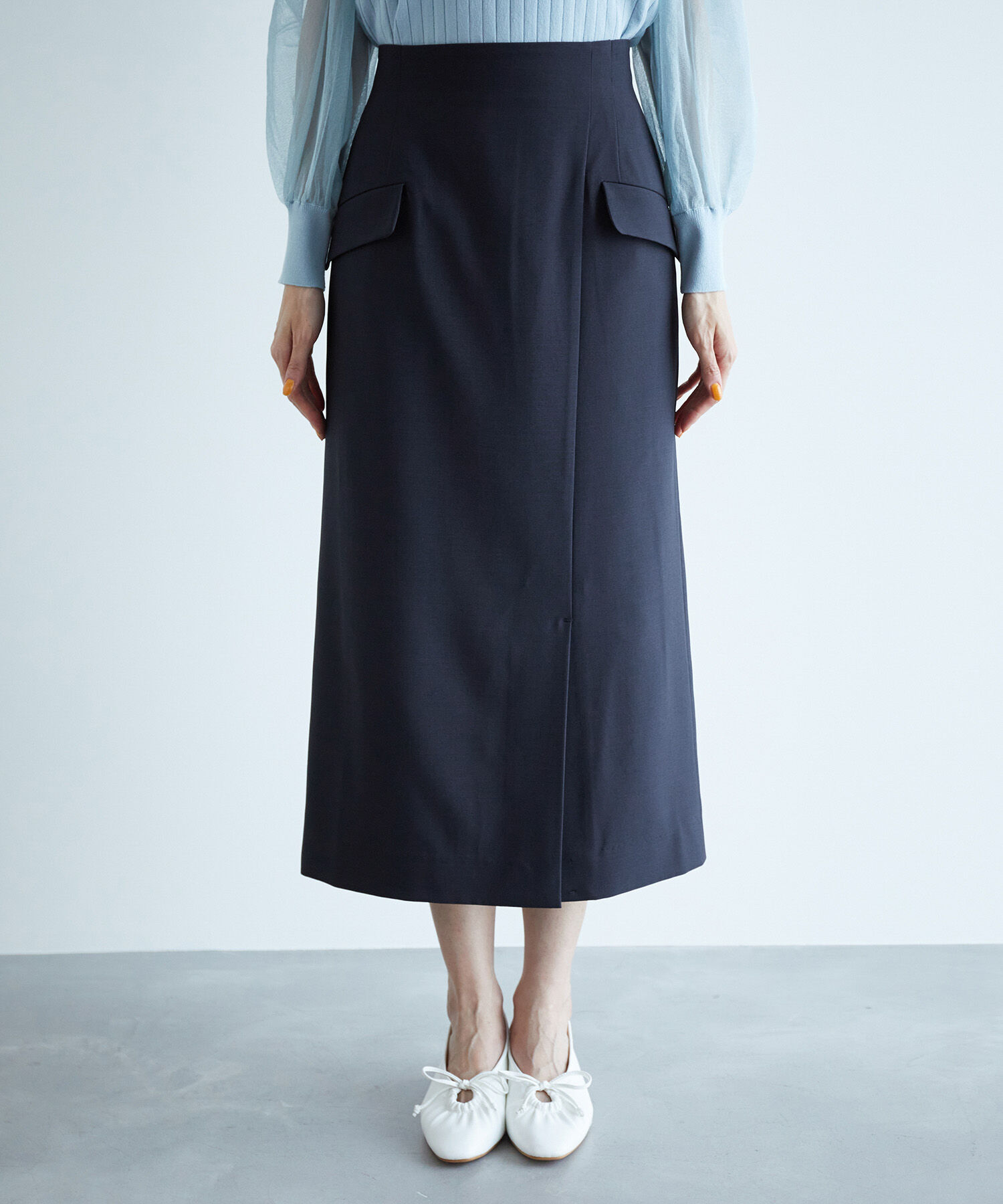 Rope&rsquo;Picnic「フロントデザインスカート」|スカート|