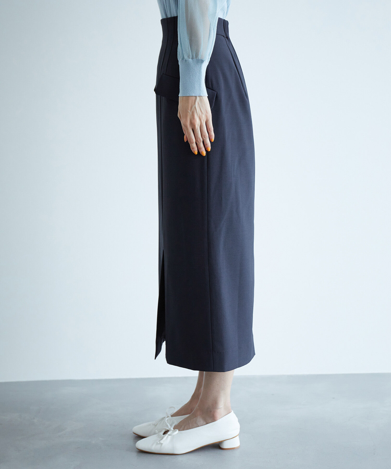 Rope&rsquo;Picnic「フロントデザインスカート」|スカート|