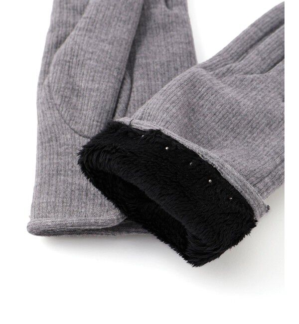 ROPE PICNIC PASSAGE「パール/リブジャージーグローブ」|手袋|