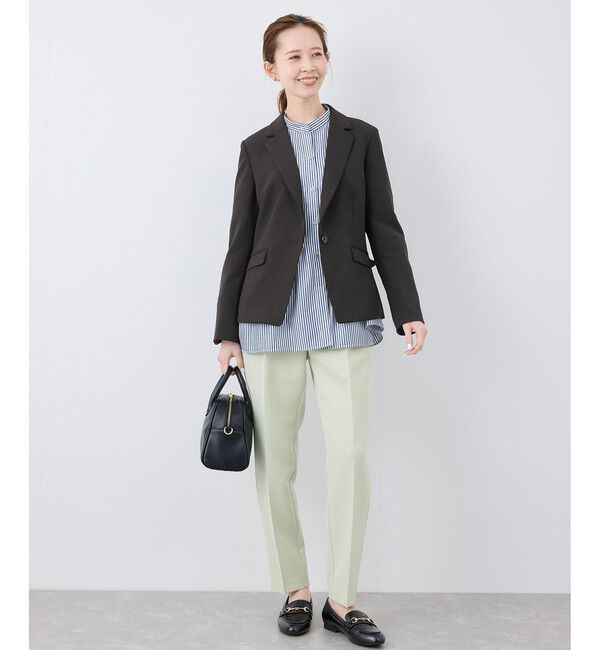 Rope&rsquo;Picnic「360&deg;ウルトラストレッチ テーラードジャケット/ UVカット・花粉ガード・セットアップ対応」|テーラードジャケット|