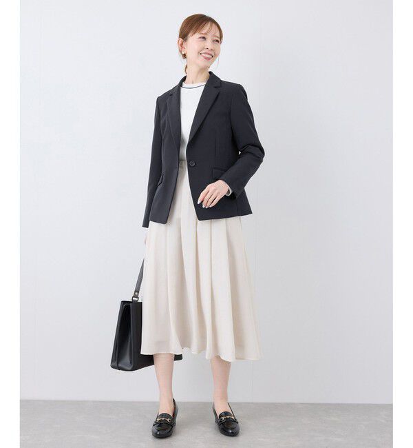 Rope&rsquo;Picnic「360&deg;ウルトラストレッチ テーラードジャケット/ UVカット・花粉ガード・セットアップ対応」|テーラードジャケット|