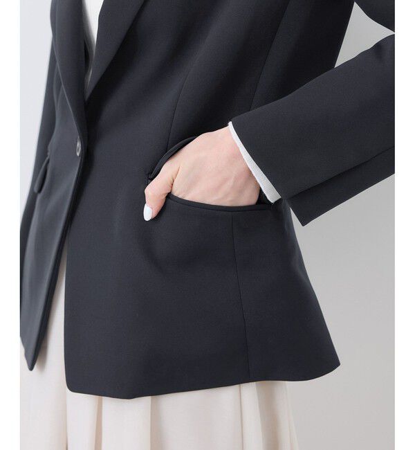 Rope&rsquo;Picnic「360&deg;ウルトラストレッチ テーラードジャケット/ UVカット・花粉ガード・セットアップ対応」|テーラードジャケット|