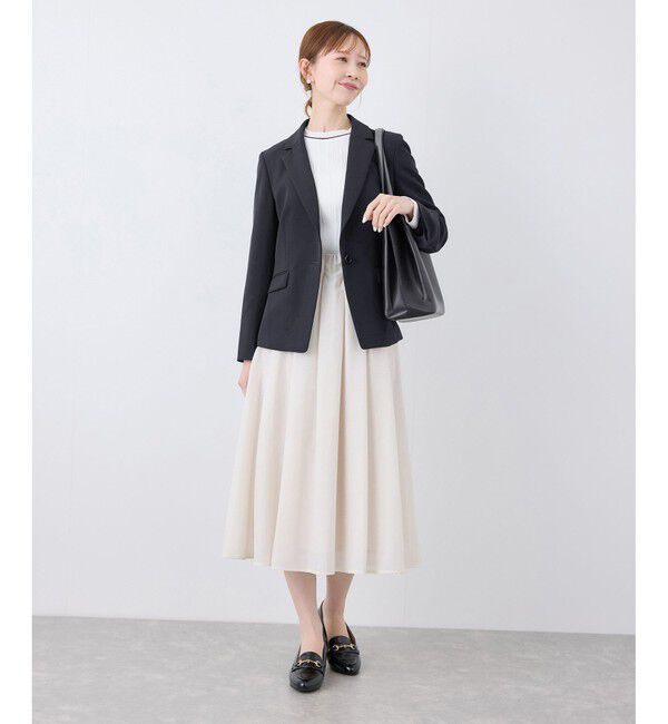 Rope&rsquo;Picnic「360&deg;ウルトラストレッチ テーラードジャケット/ UVカット・花粉ガード・セットアップ対応」|テーラードジャケット|