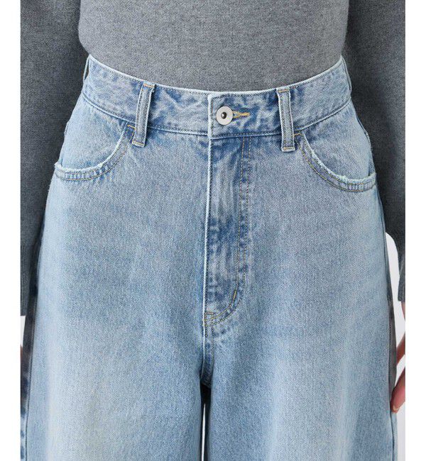 Rope&rsquo;Picnic「【emur/エミュール】カービーデニムパンツ」|デニム|