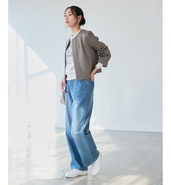 Rope&rsquo;Picnic「マシュマロカーディーブルゾン」|ブルゾン・スタジャン|