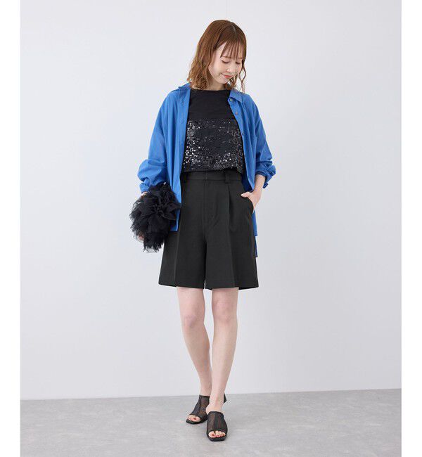 Rope&rsquo;Picnic「ハーフタックパンツ」|チノ|