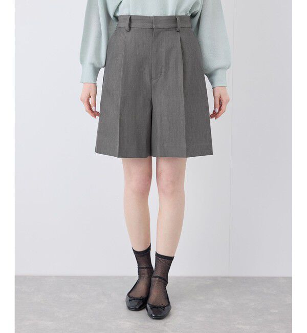 Rope&rsquo;Picnic「ハーフタックパンツ」|チノ|