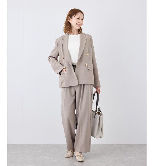 Rope&rsquo;Picnic「【イージーケア・UVカット・接触冷感・洗濯機OK】ハーフスリーブニットプルオーバー」|ニット・セーター|