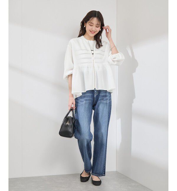 Rope&rsquo;Picnic「メッシュペプラムブルゾン」|ブルゾン・スタジャン|