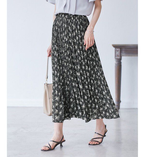 Rope&rsquo;Picnic「【新色追加】着丈が選べるエアリープリーツスカート」|スカート|