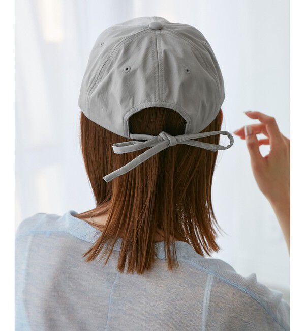 ROPE PICNIC PASSAGE「シャイニーバックリボンキャップ/リンクコーデ」|キャップ・キャスケット|