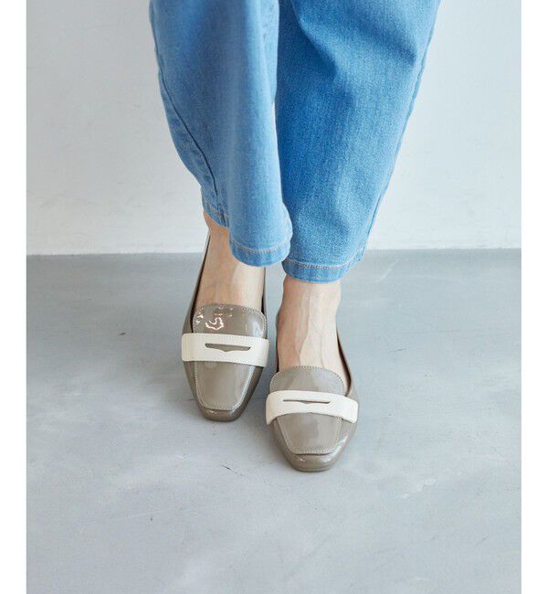 ROPE PICNIC PASSAGE「【TEMPERATE/テンパレイト別注】コインローファー」|レインシューズ|グレー(07)