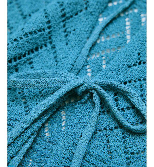 Rope&rsquo;Picnic「【前後2WAY】透かし編みレースカーディガン」|カーディガン|