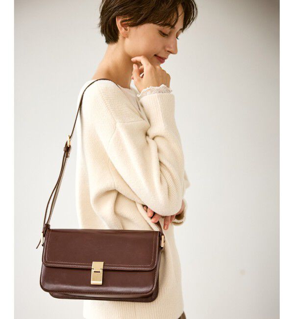 ROPE PICNIC PASSAGE「【WEB限定カラー】me fit BAG バーチカルラインワイドショルダーバッグ」|ショルダー・メッセンジャー|