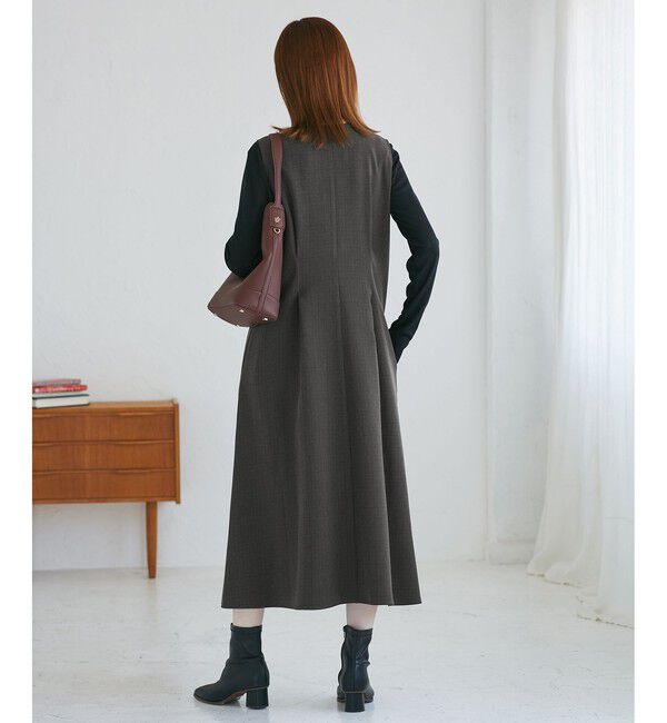 Rope&rsquo;Picnic「ウエストタックジャンパースカート」|ワンピース|