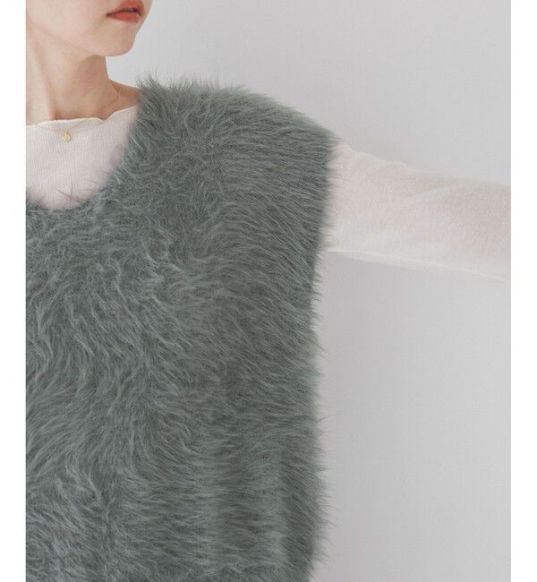 Rope&rsquo;Picnic「シャギーニットベスト」|ベスト・ジレ|