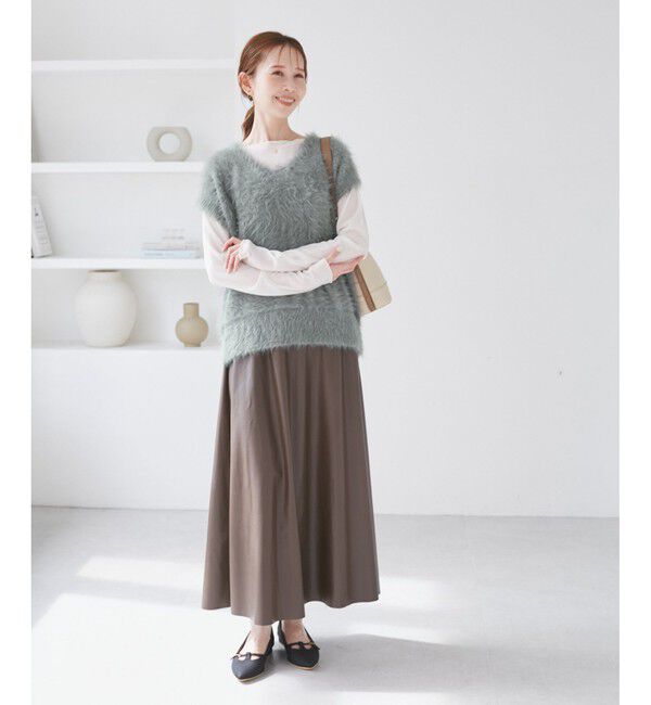 Rope&rsquo;Picnic「シャギーニットベスト」|ベスト・ジレ|