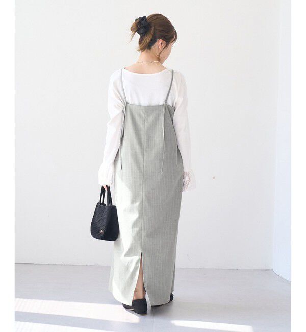 Rope&rsquo;Picnic「ストライプアイラインキャミワンピース/セットアップ対応」|ワンピース|