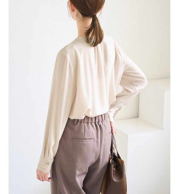 Rope&rsquo;Picnic「フロントピンタックブラウス/一部WEB限定カラー」|シャツ・ブラウス|