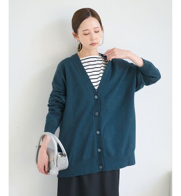 Rope&rsquo;Picnic「Vネックフォルムカーディガン」|カーディガン|