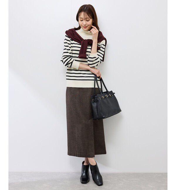 Rope&rsquo;Picnic「スリートーンツイードスカート/セットアップ対応」|スカート|