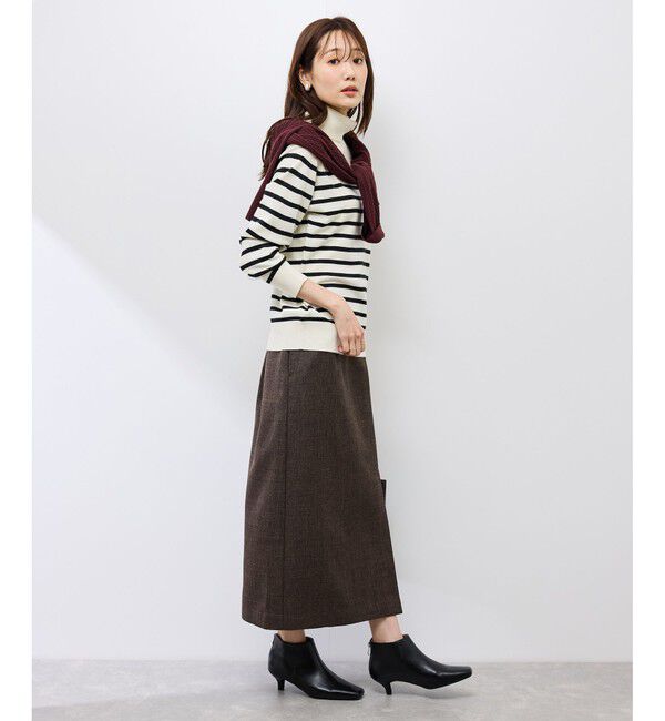 Rope&rsquo;Picnic「スリートーンツイードスカート/セットアップ対応」|スカート|