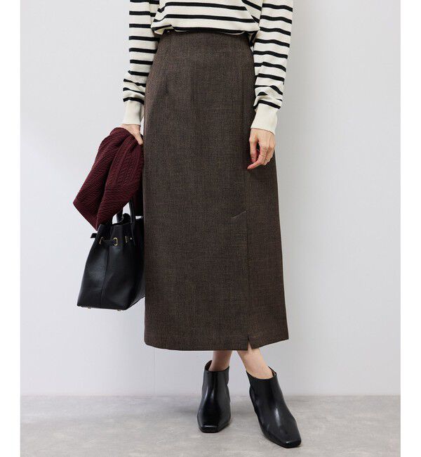 Rope&rsquo;Picnic「スリートーンツイードスカート/セットアップ対応」|スカート|