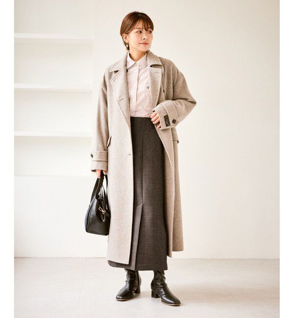 Rope&rsquo;Picnic「スリートーンツイードスカート/セットアップ対応」|スカート|