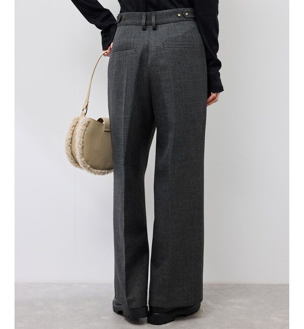 Rope&rsquo;Picnic「スリートーンツイードワイドパンツ/セットアップ対応」|スラックス|