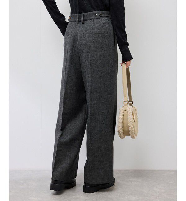 Rope&rsquo;Picnic「スリートーンツイードワイドパンツ/セットアップ対応」|スラックス|