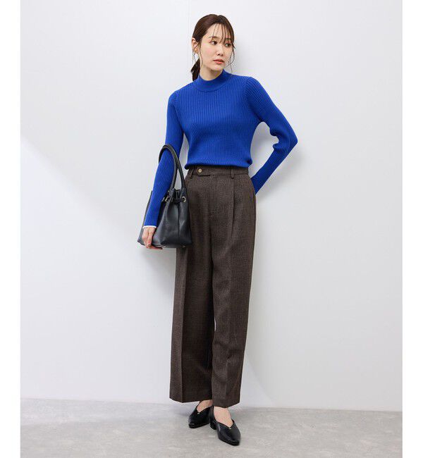 Rope&rsquo;Picnic「スリートーンツイードワイドパンツ/セットアップ対応」|スラックス|