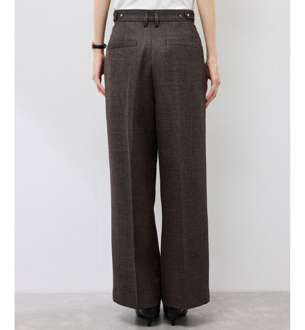 Rope&rsquo;Picnic「スリートーンツイードワイドパンツ/セットアップ対応」|スラックス|