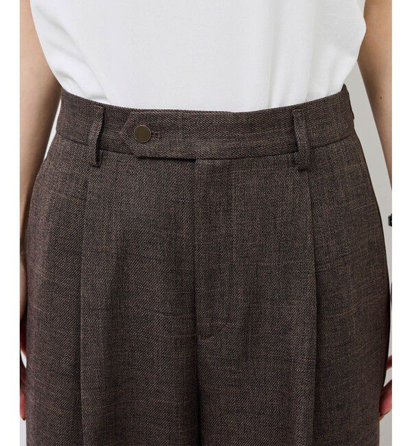 Rope&rsquo;Picnic「スリートーンツイードワイドパンツ/セットアップ対応」|スラックス|