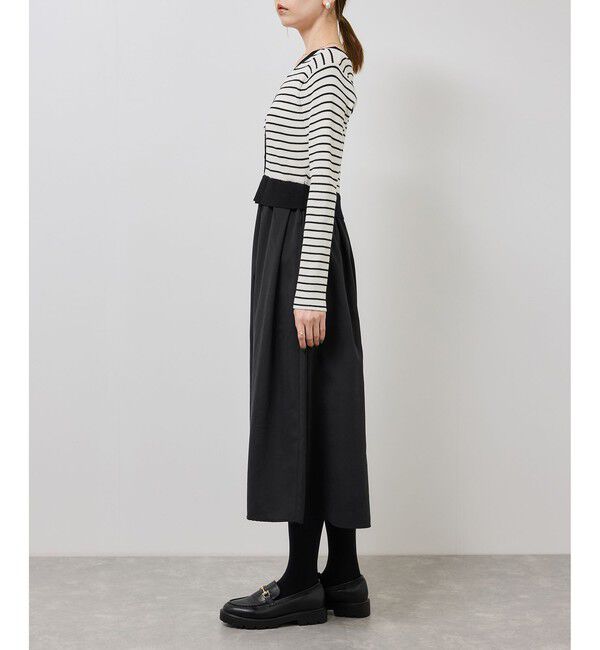 Rope&rsquo;Picnic「【新色追加】メタル釦ドッキングワンピース」|ワンピース|