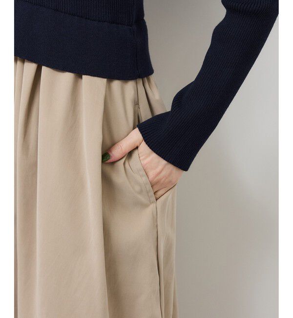 Rope&rsquo;Picnic「【新色追加】メタル釦ドッキングワンピース」|ワンピース|