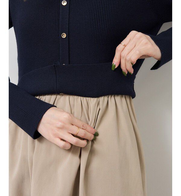 Rope&rsquo;Picnic「【新色追加】メタル釦ドッキングワンピース」|ワンピース|