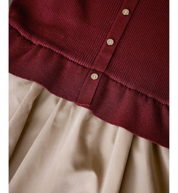 Rope&rsquo;Picnic「【新色追加】メタル釦ドッキングワンピース」|ワンピース|