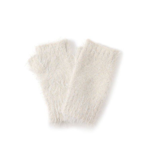 ROPE PICNIC PASSAGE「ラメニットフィンガーレスグローブ」|手袋|