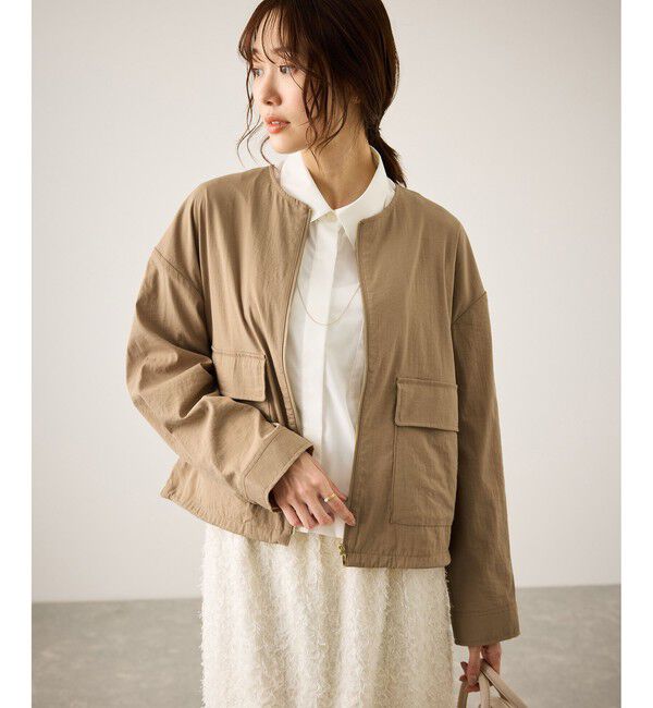 Rope&rsquo;Picnic「レーヨンナイロンブルゾン」|ブルゾン・スタジャン|