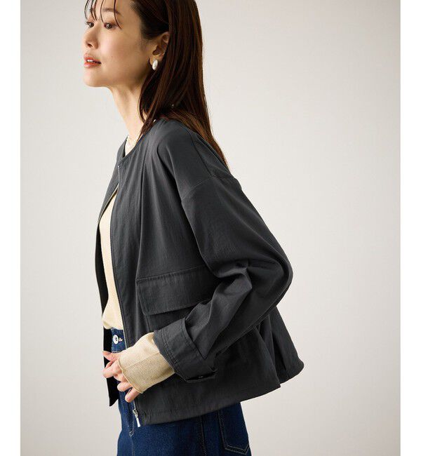 Rope&rsquo;Picnic「レーヨンナイロンブルゾン」|ブルゾン・スタジャン|