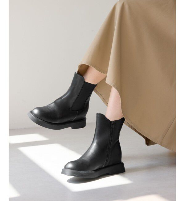 ROPE PICNIC PASSAGE「ジップアップサイドゴアショートブーツ」|ロングブーツ|