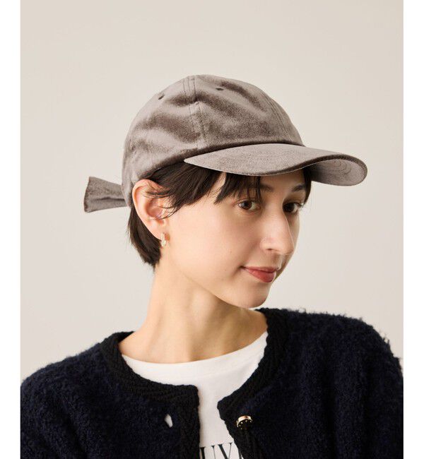 ROPE PICNIC PASSAGE「ベロアリボンキャップ」|キャップ・キャスケット|