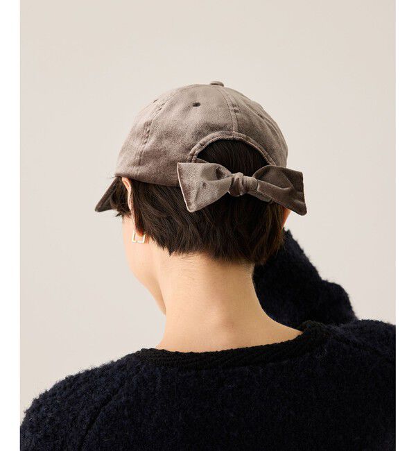 ROPE PICNIC PASSAGE「ベロアリボンキャップ」|キャップ・キャスケット|
