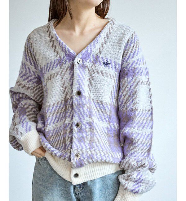 Rope&rsquo;Picnic「【BEVERLY HILLS POLO CLUB/ビバリーヒルズポロクラブ】モヘヤタッチカーディガン」|カーディガン|