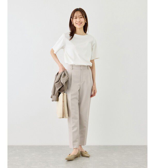 Rope&rsquo;Picnic「360&deg;ウルトラストレッチ テーパードパンツ/花粉ガード・入卒式・セットアップ対応」|チノ|